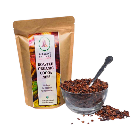 Organic Roasted Cocoa Nibs 8 oz